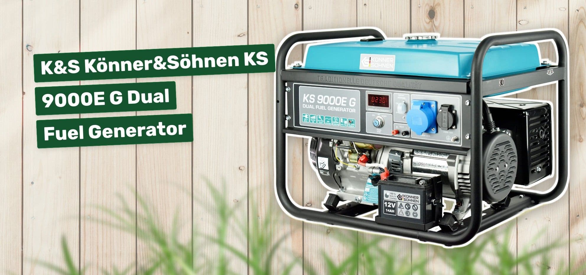 K&S Könner&Söhnen KS 9000E G Dual Fuel Generator