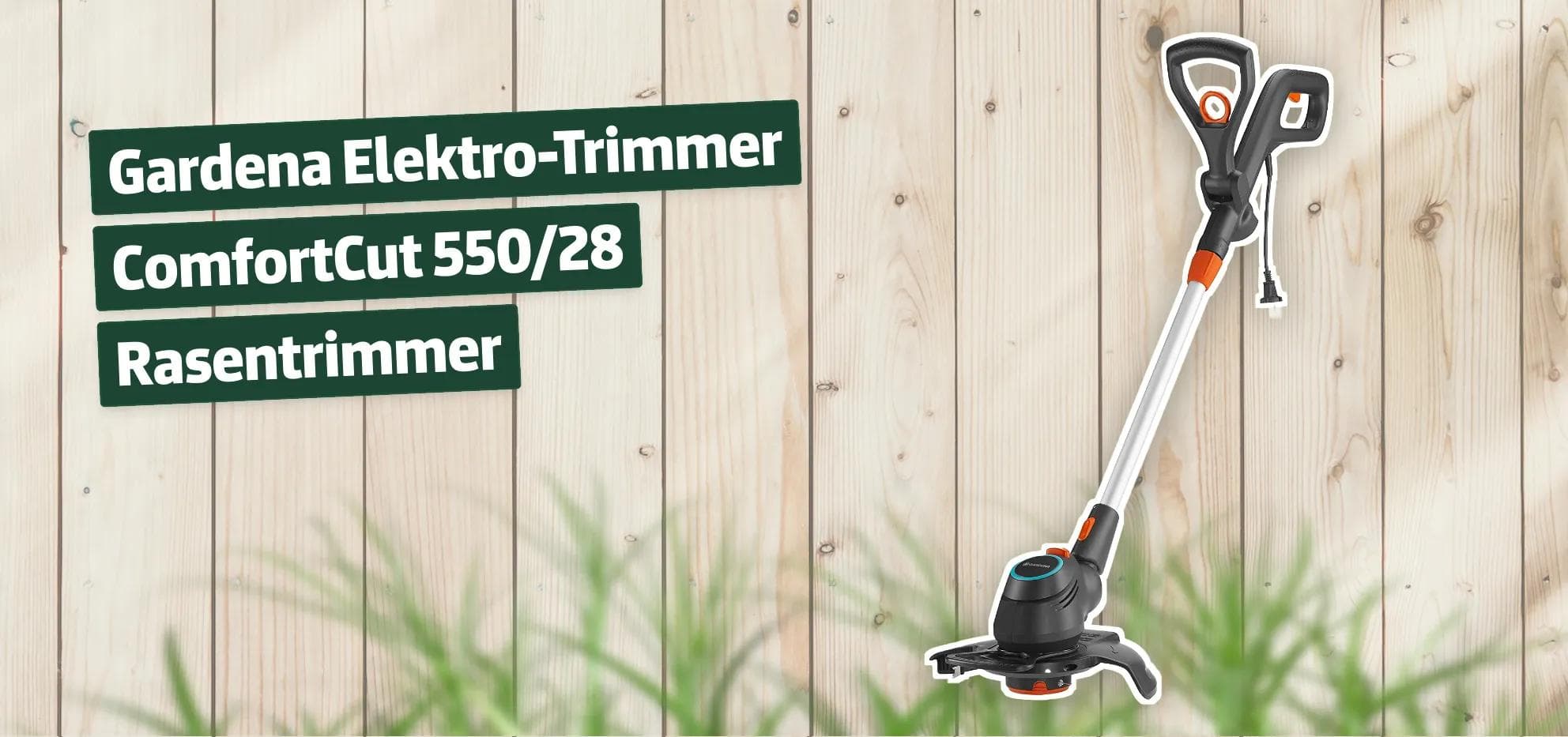 Gardena Elektro-Trimmer ComfortCut 550/28 Rasentrimmer