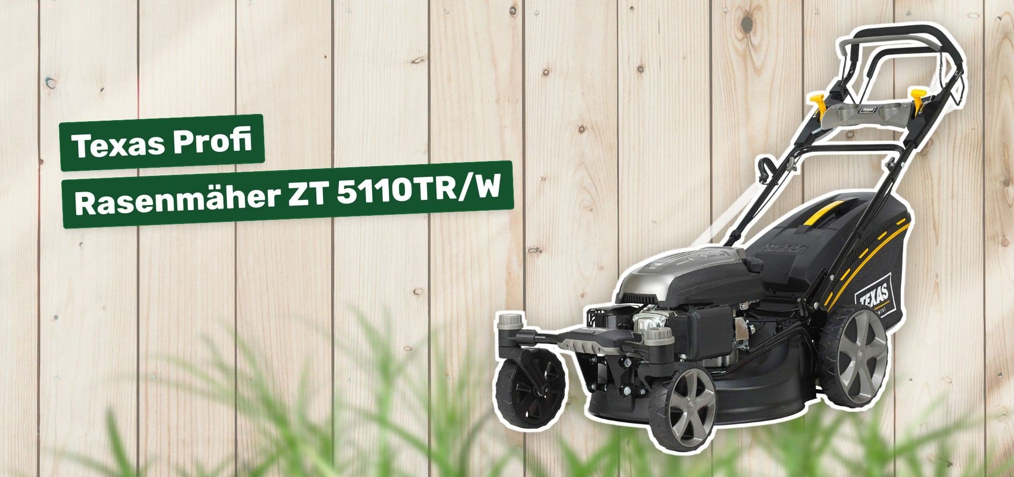 Texas Profi Rasenmäher ZT 5110TR/W