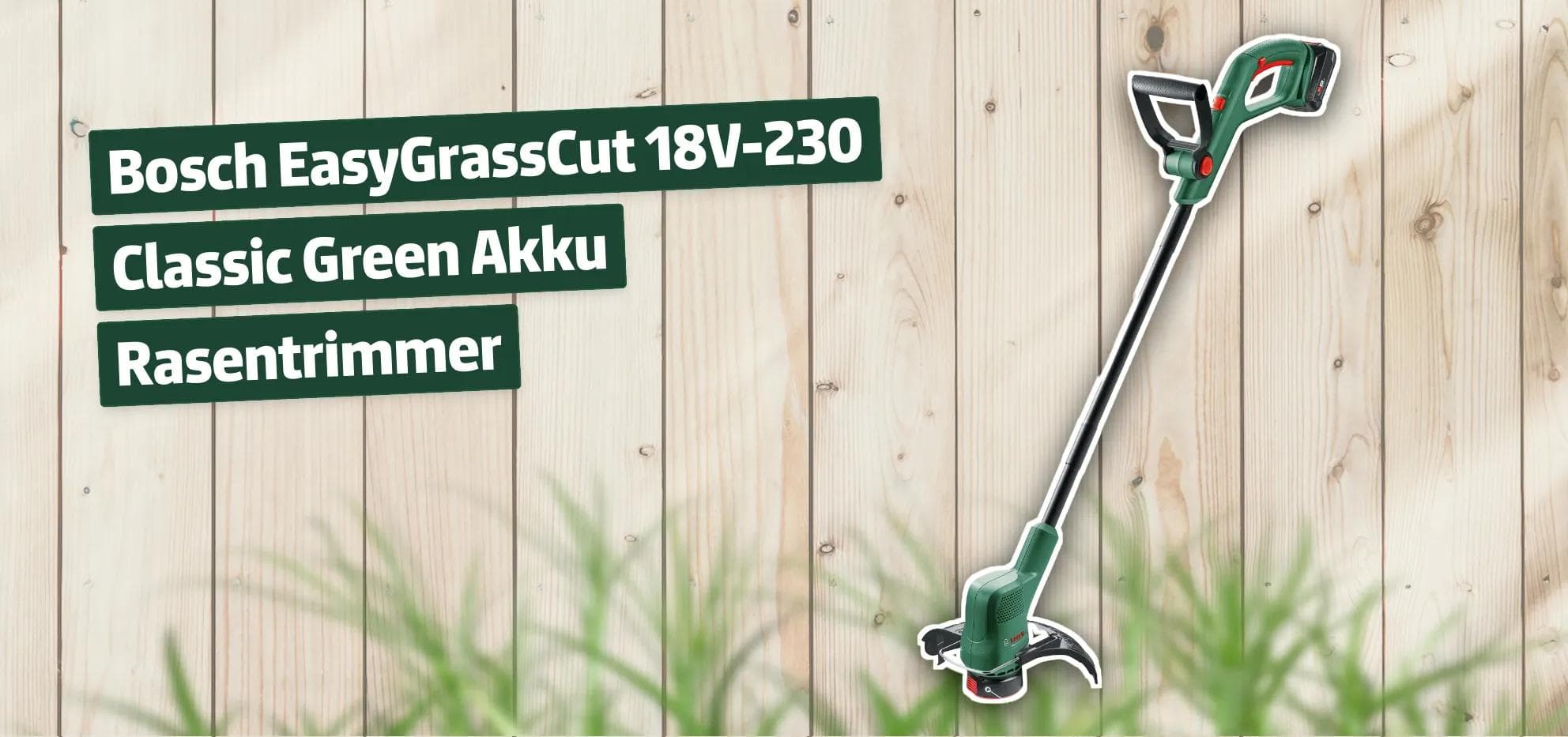 Bosch EasyGrassCut 18V-230 Classic Green Akku Rasentrimmer