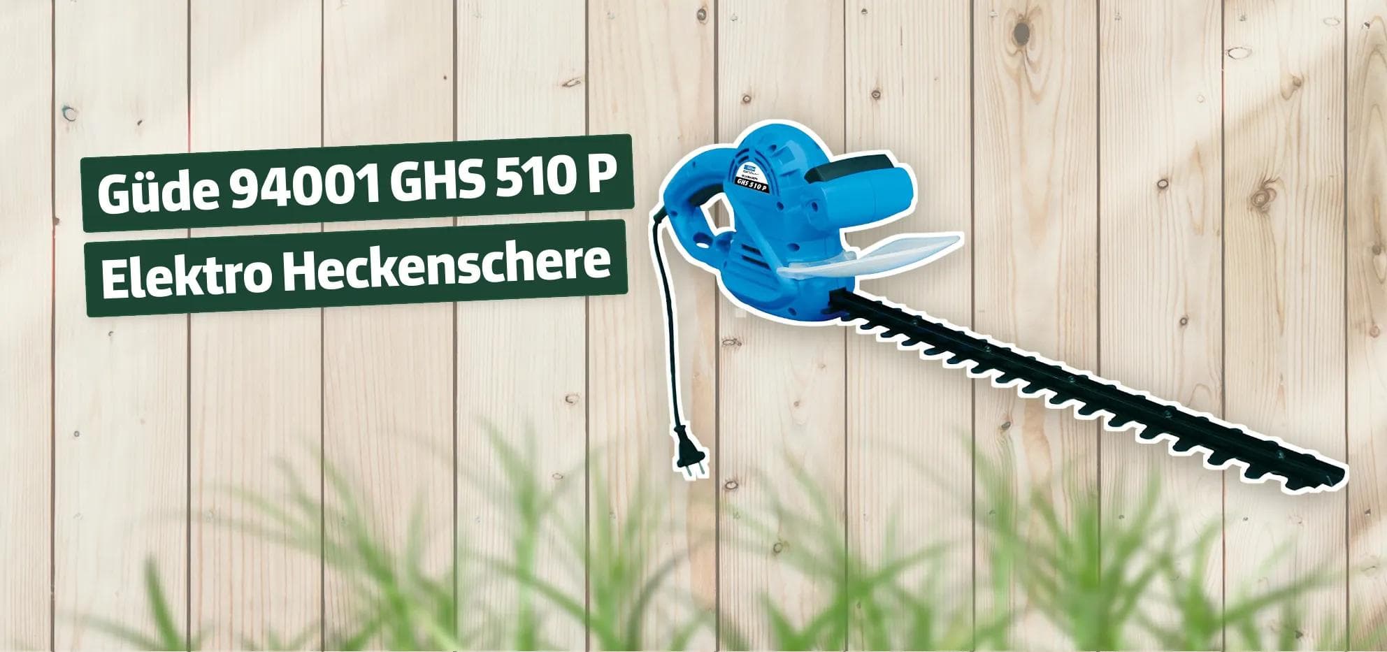 Güde 94001 GHS 510 P Elektro Heckenschere