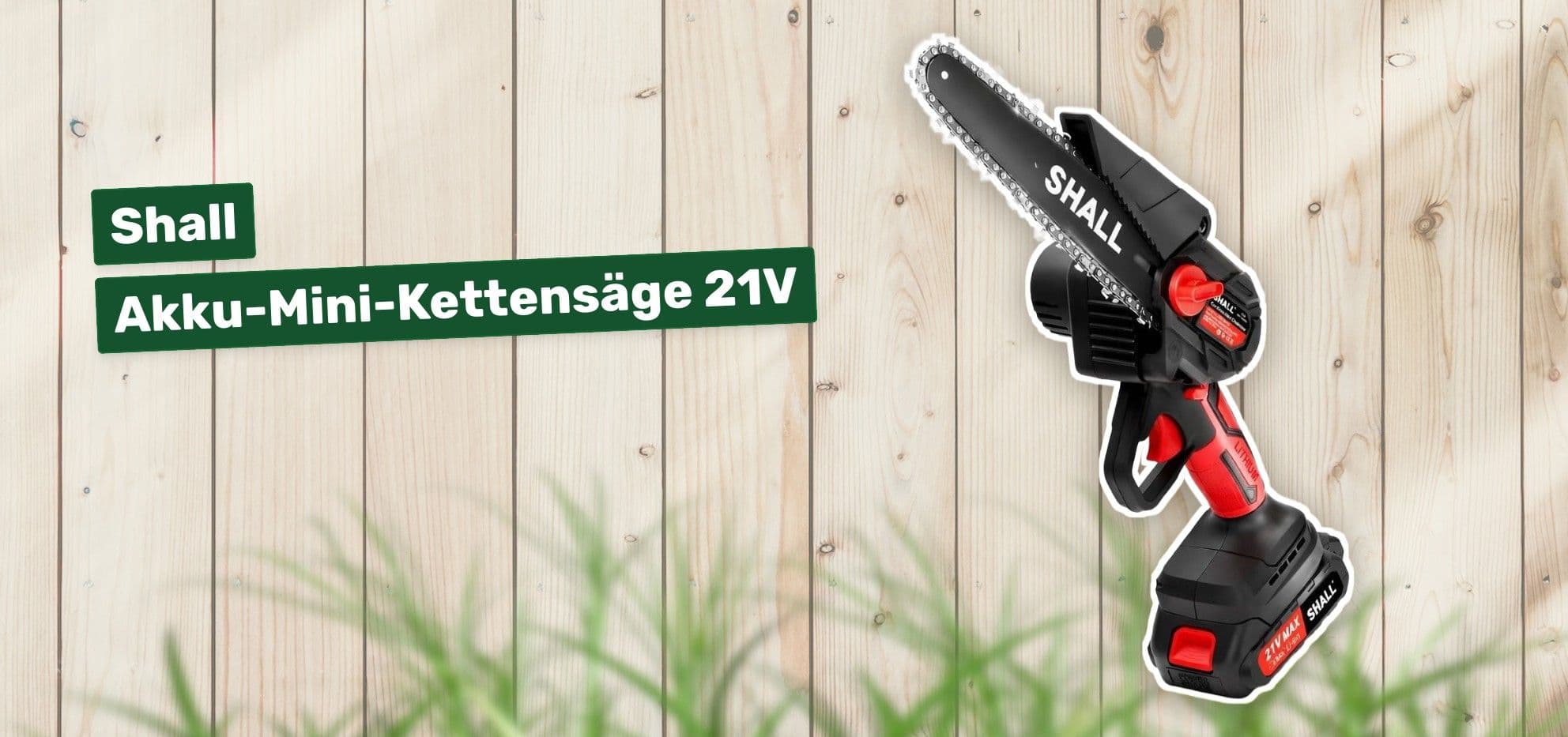 Shall Akku-Mini-Kettensäge 21V