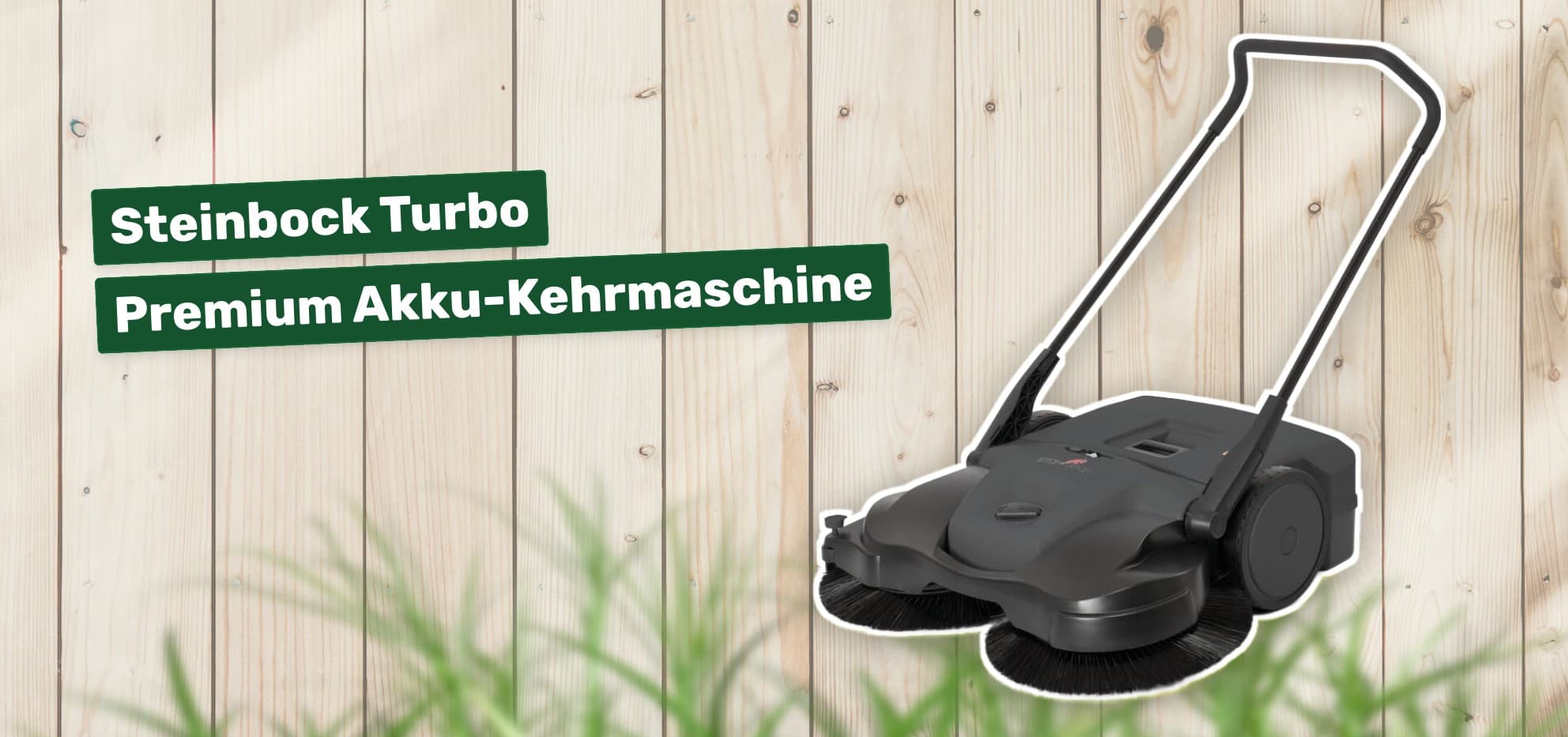 Steinbock Turbo Premium Akku-Kehrmaschine