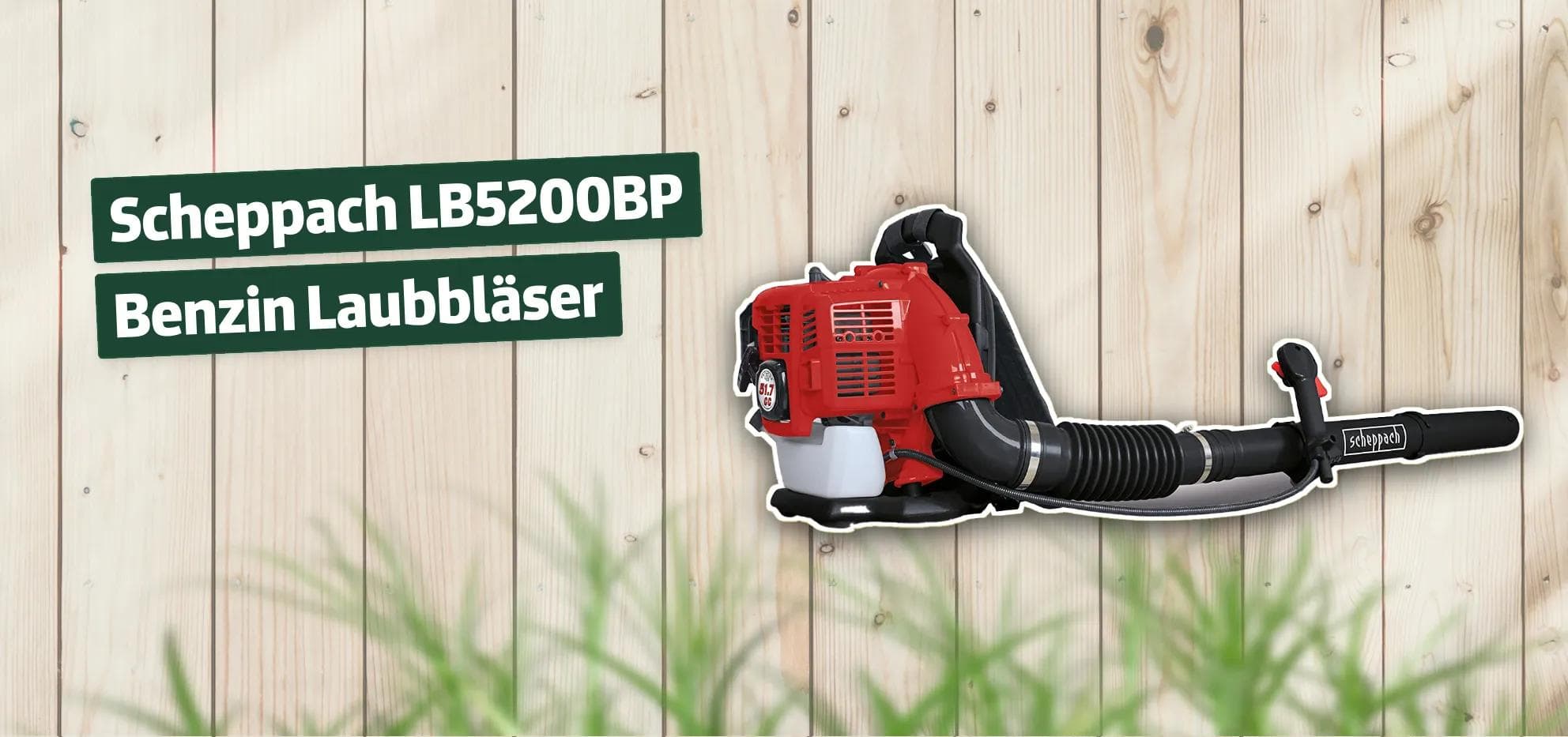 Scheppach LB5200BP Benzin Laubbläser