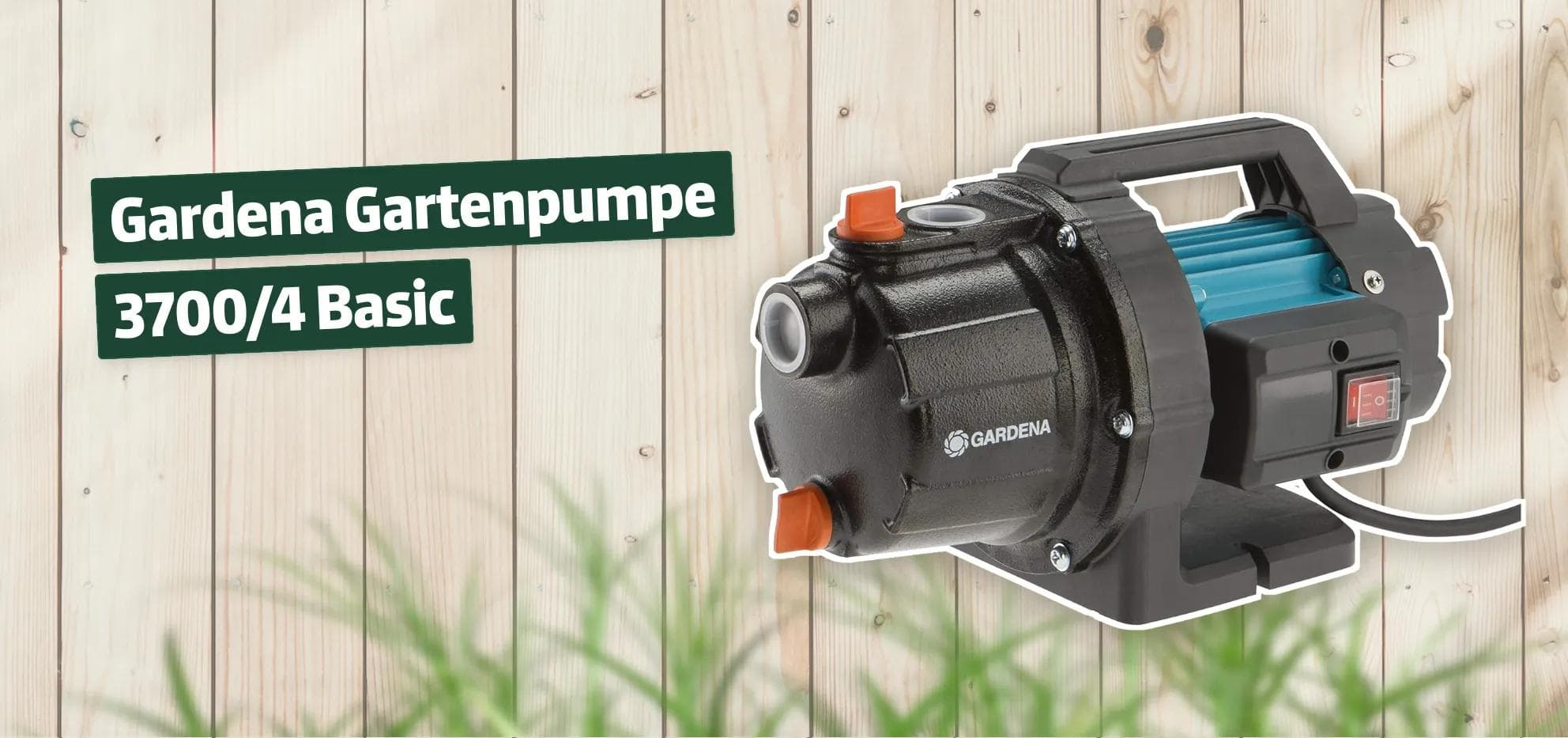 Gardena Gartenpumpe 3700/4 Basic