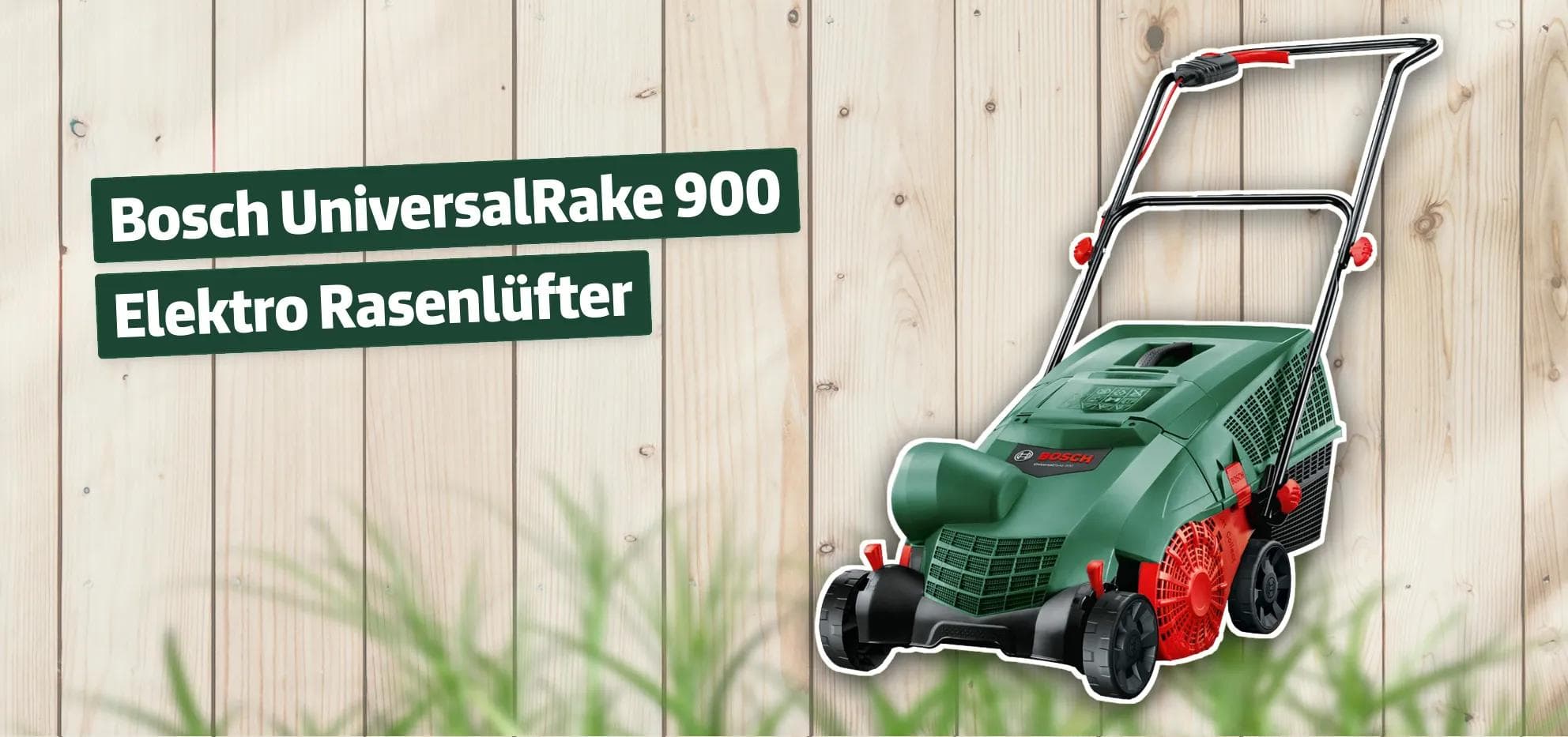 Bosch UniversalRake 900 Elektro Rasenlüfter