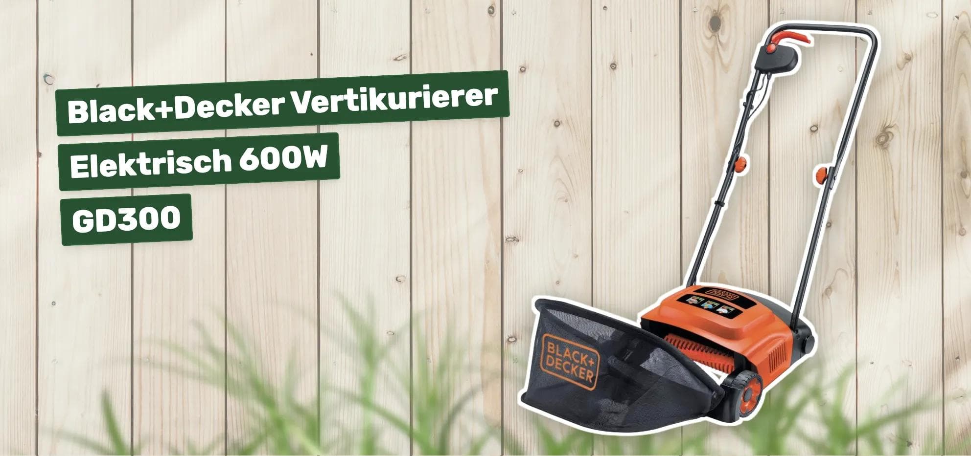 Black+Decker Vertikurierer Elektrisch 600W GD300
