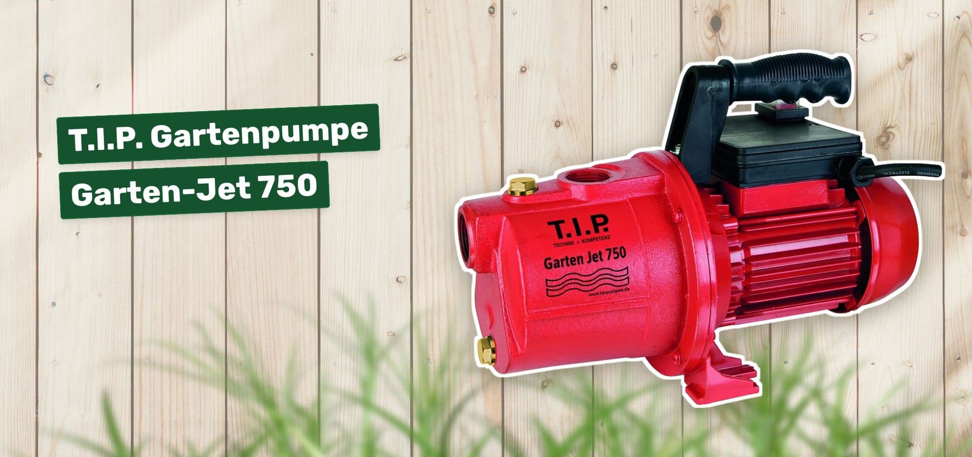 T.I.P. Gartenpumpe Garten-Jet 750