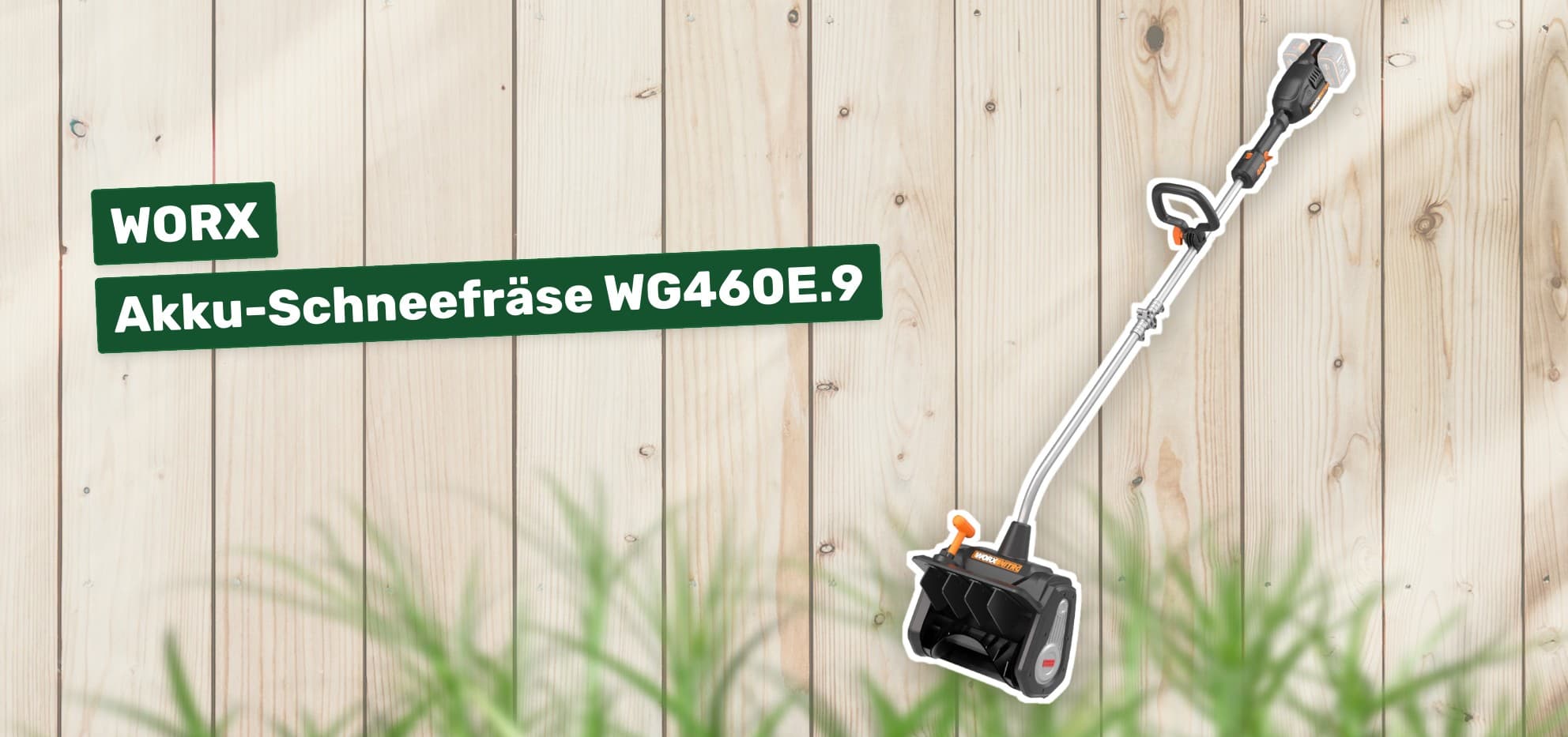 WORX Akku-Schneefräse WG460E.9