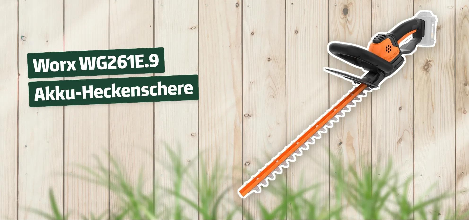 Worx WG261E.9 Akku-Heckenschere