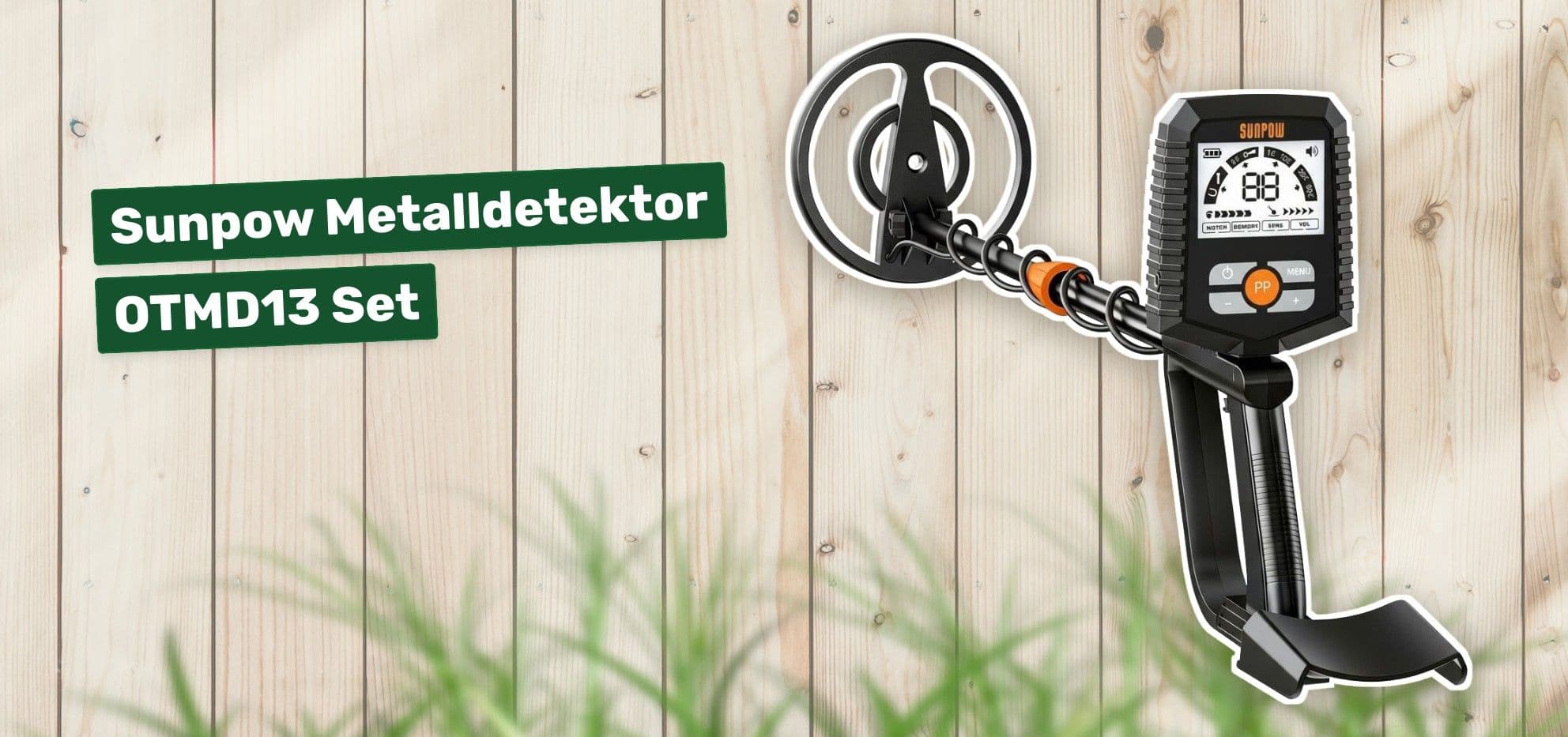 Sunpow Metalldetektor OTMD13 Set