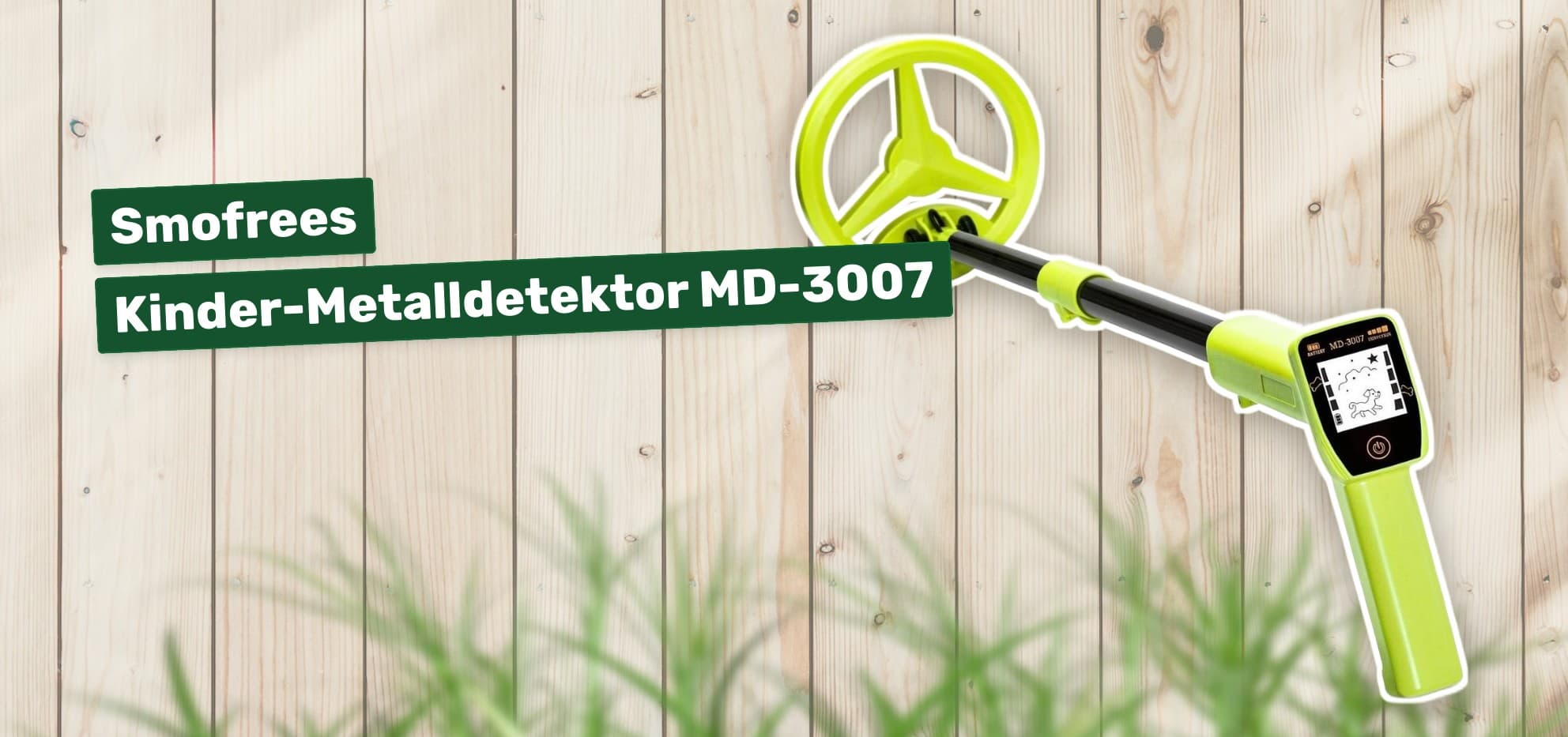 Smofrees Kinder-Metalldetektor MD-3007