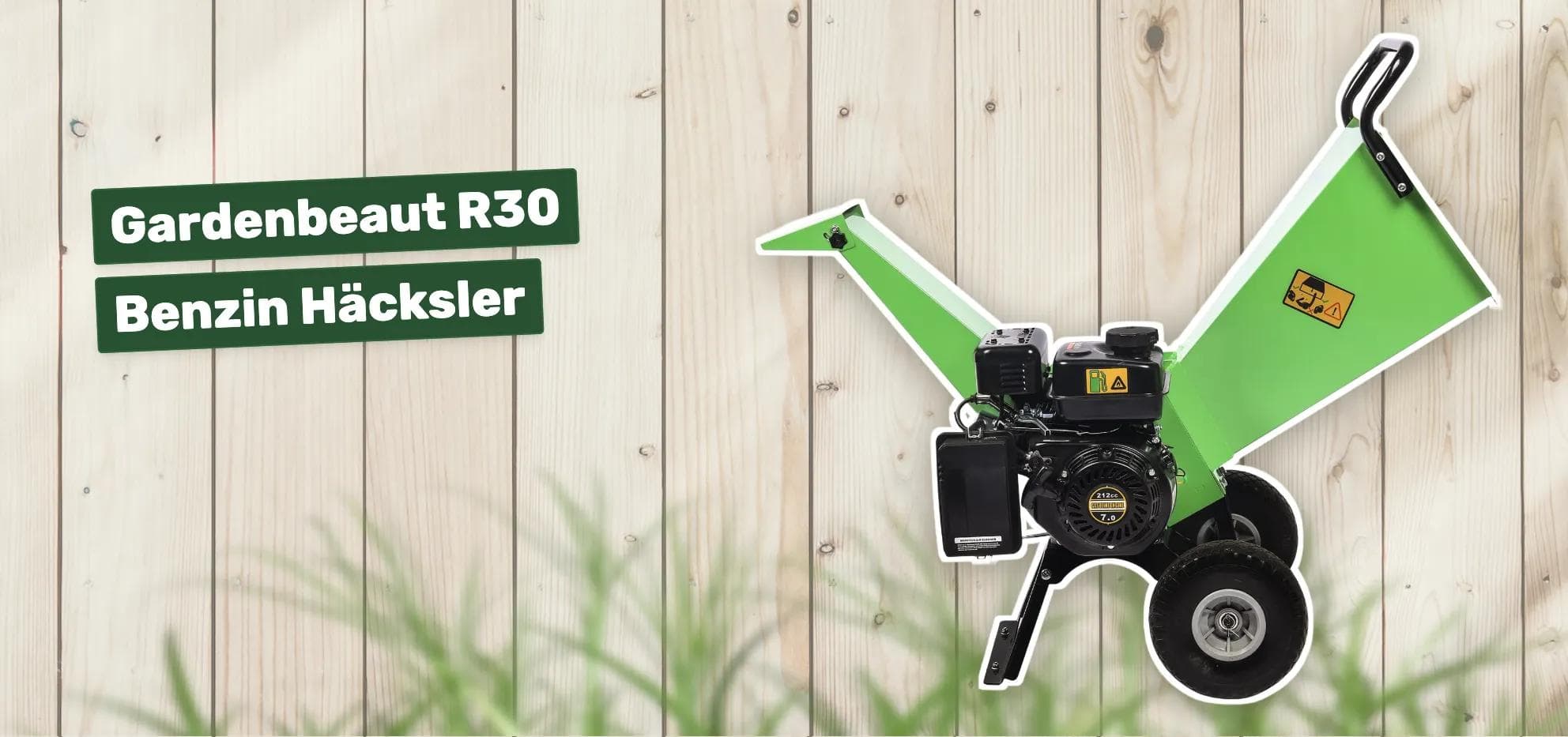 Gardenbeaut R30 Benzin Häcksler