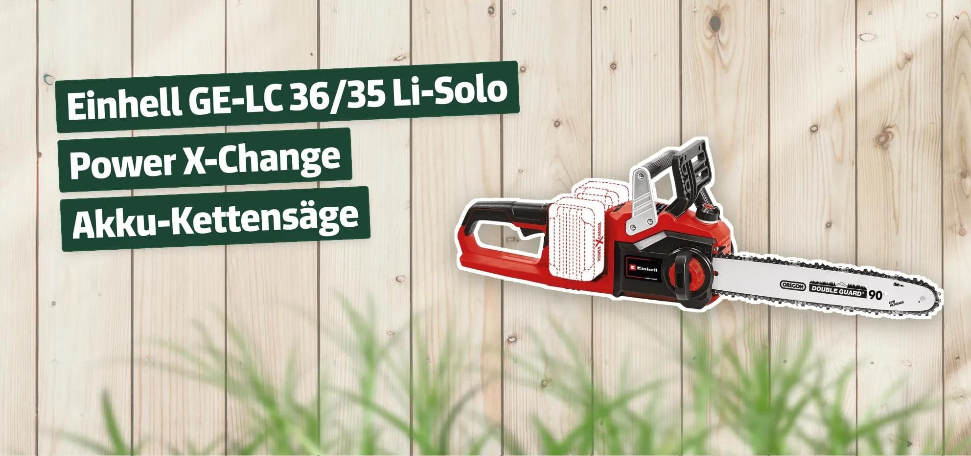 Einhell GE-LC 36/35 Li-Solo Power X-Change Akku-Kettensäge