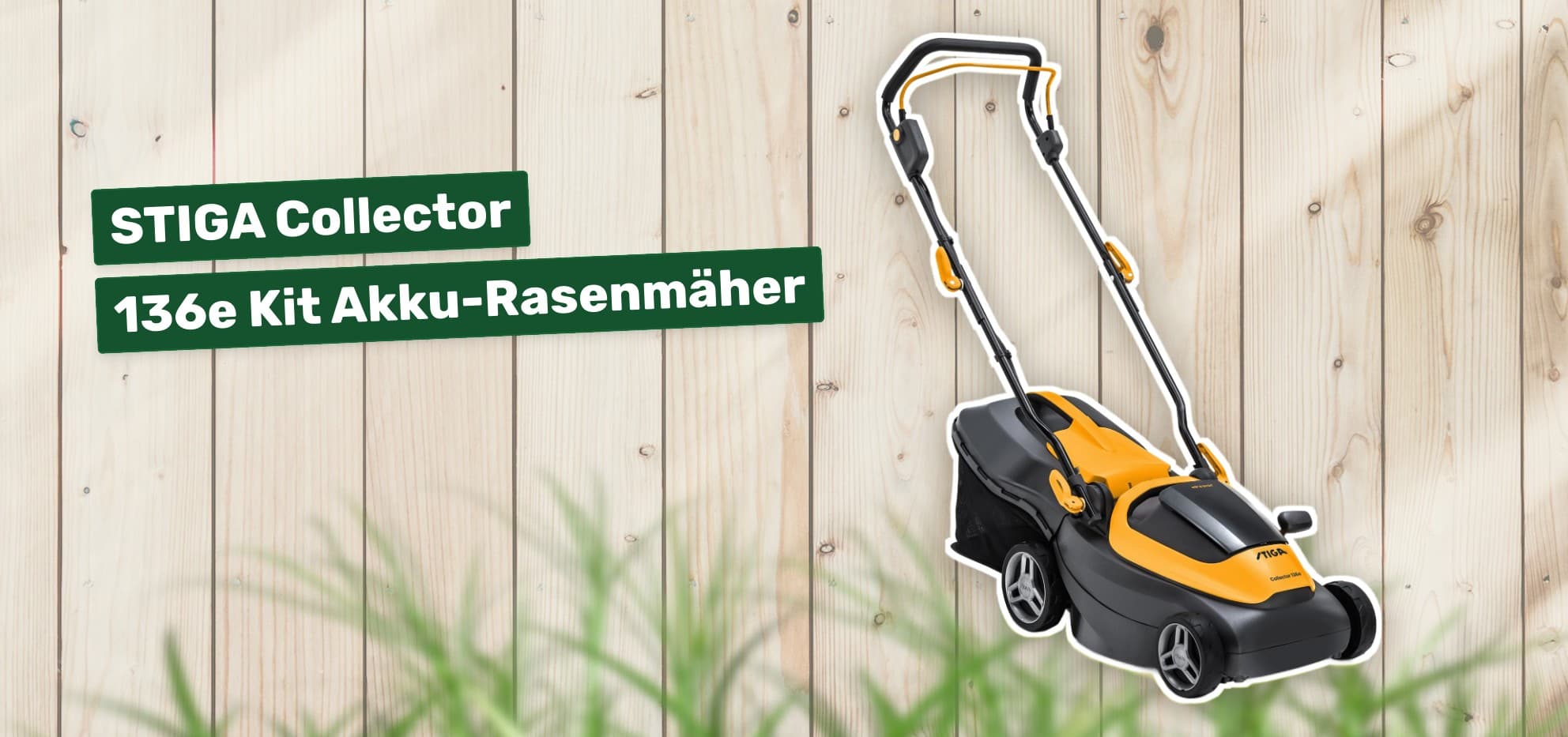 STIGA Collector 136e Kit Akku-Rasenmäher