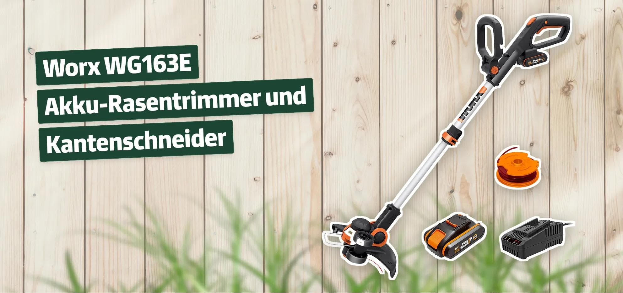 Worx WG163E Akku-Rasentrimmer und Kantenschneider