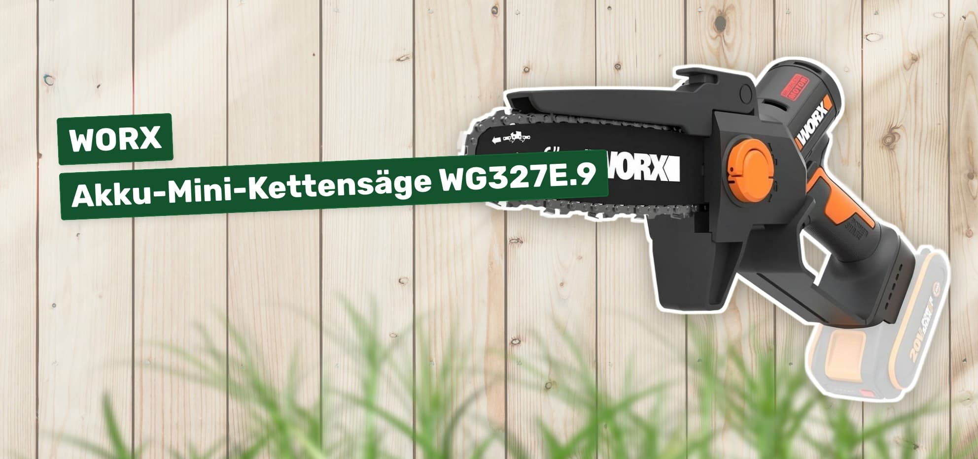 WORX Akku-Mini-Kettensäge WG327E.9