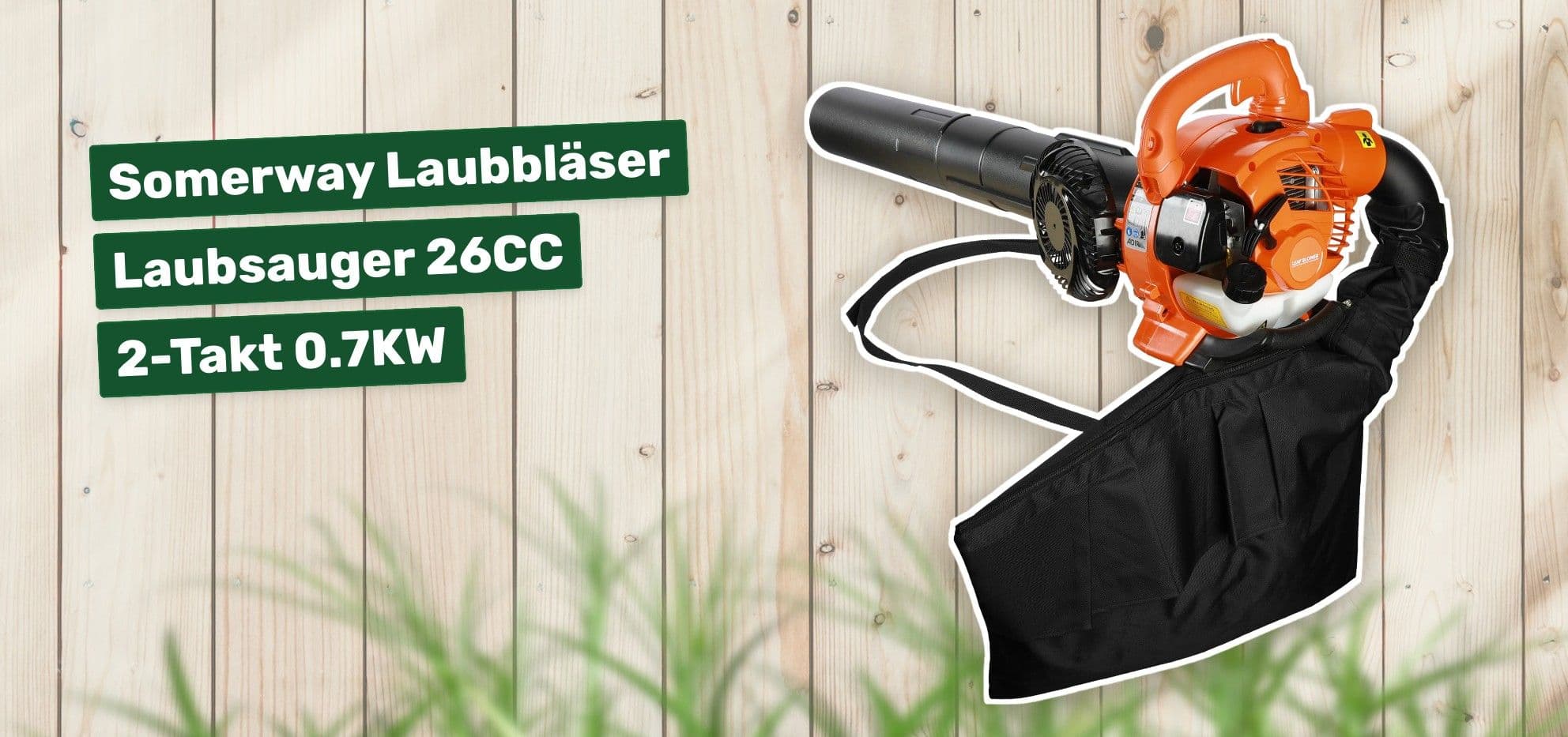 Somerway Laubbläser Laubsauger 26CC