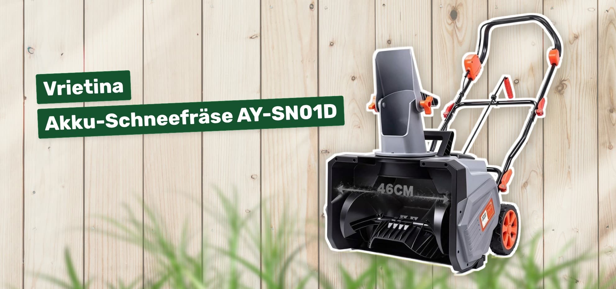 Vrietina Akku-Schneefräse AY-SN01D