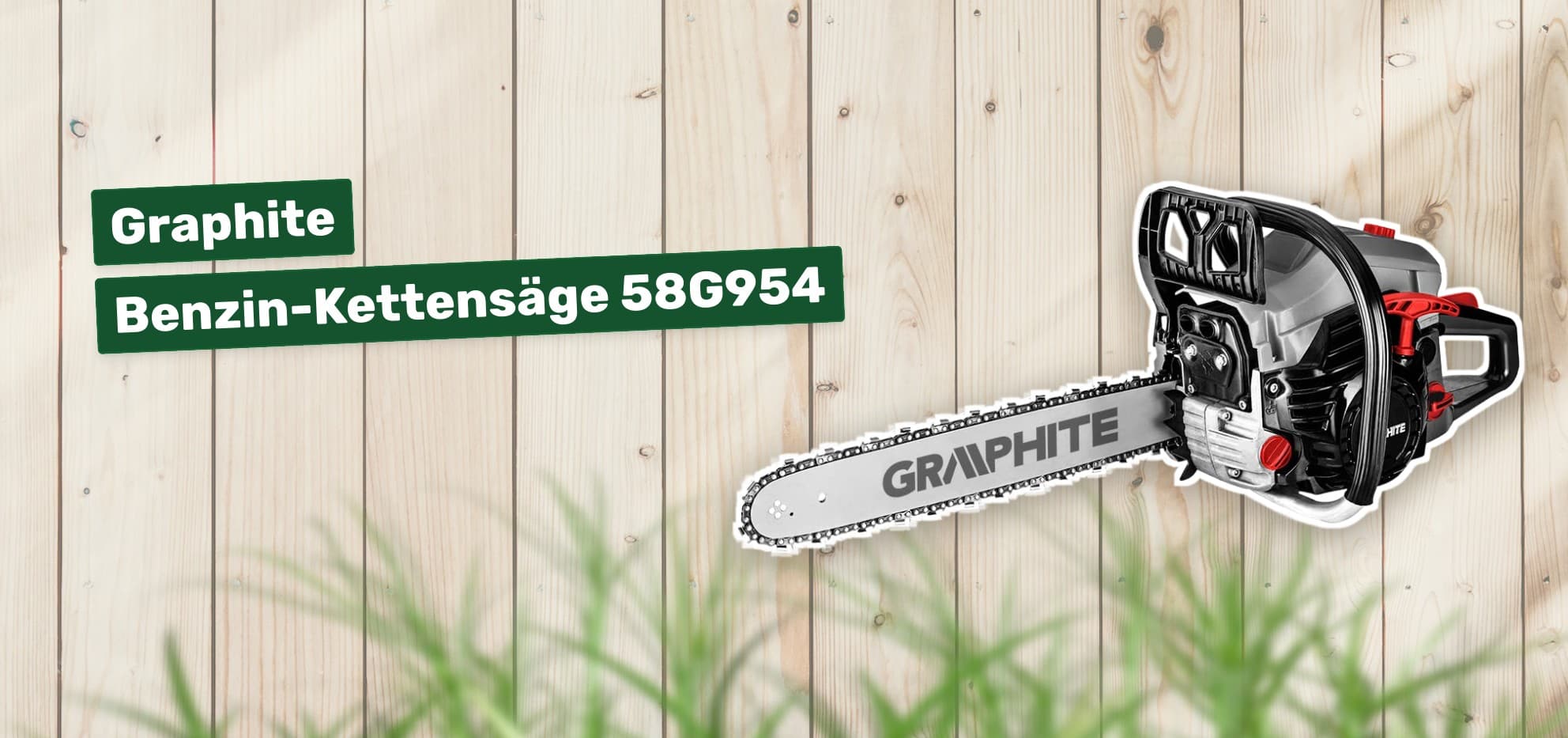 Graphite Benzin-Kettensäge 58G954