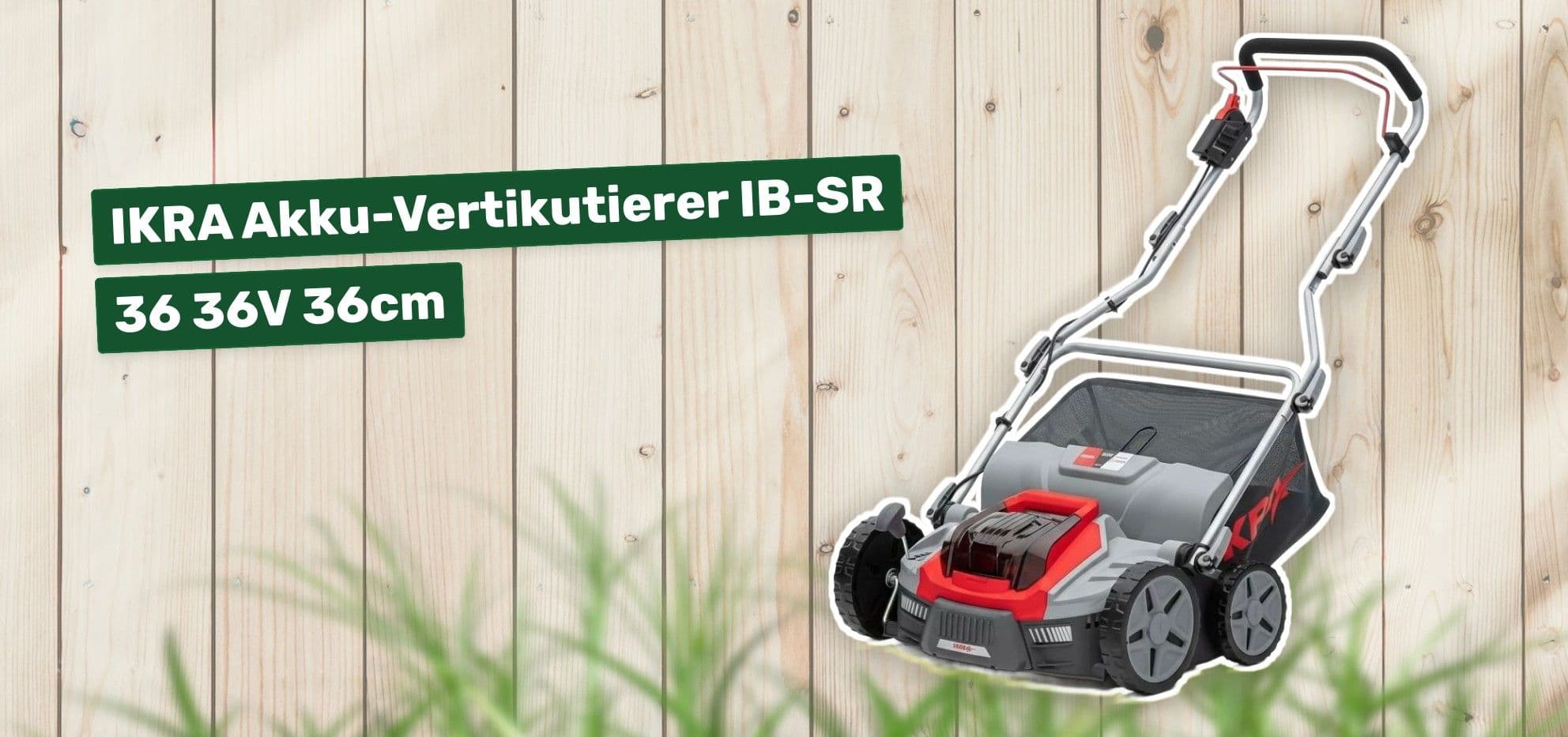 IKRA Akku-Vertikutierer IB-SR 36 36V