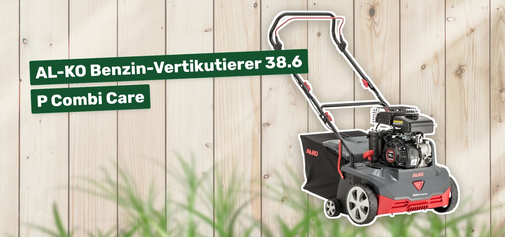 AL-KO Benzin-Vertikutierer 38.6 P Combi Care