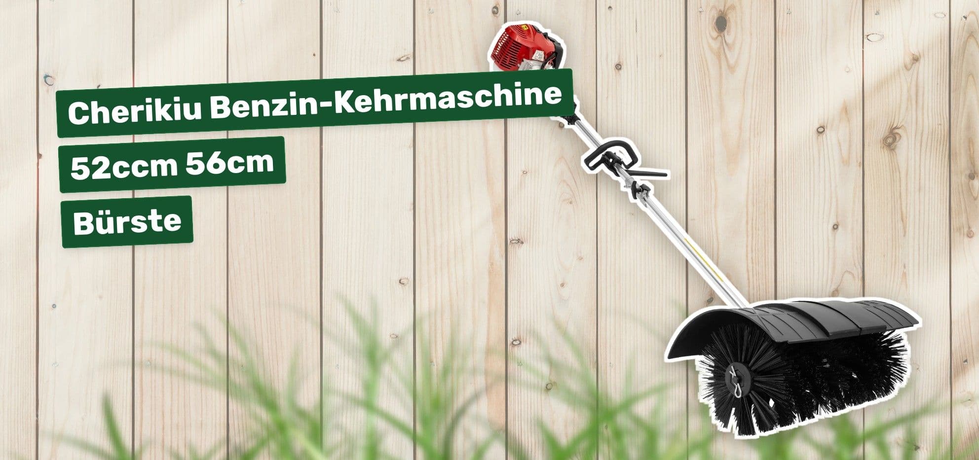 Cherikiu Benzin-Kehrmaschine 52ccm