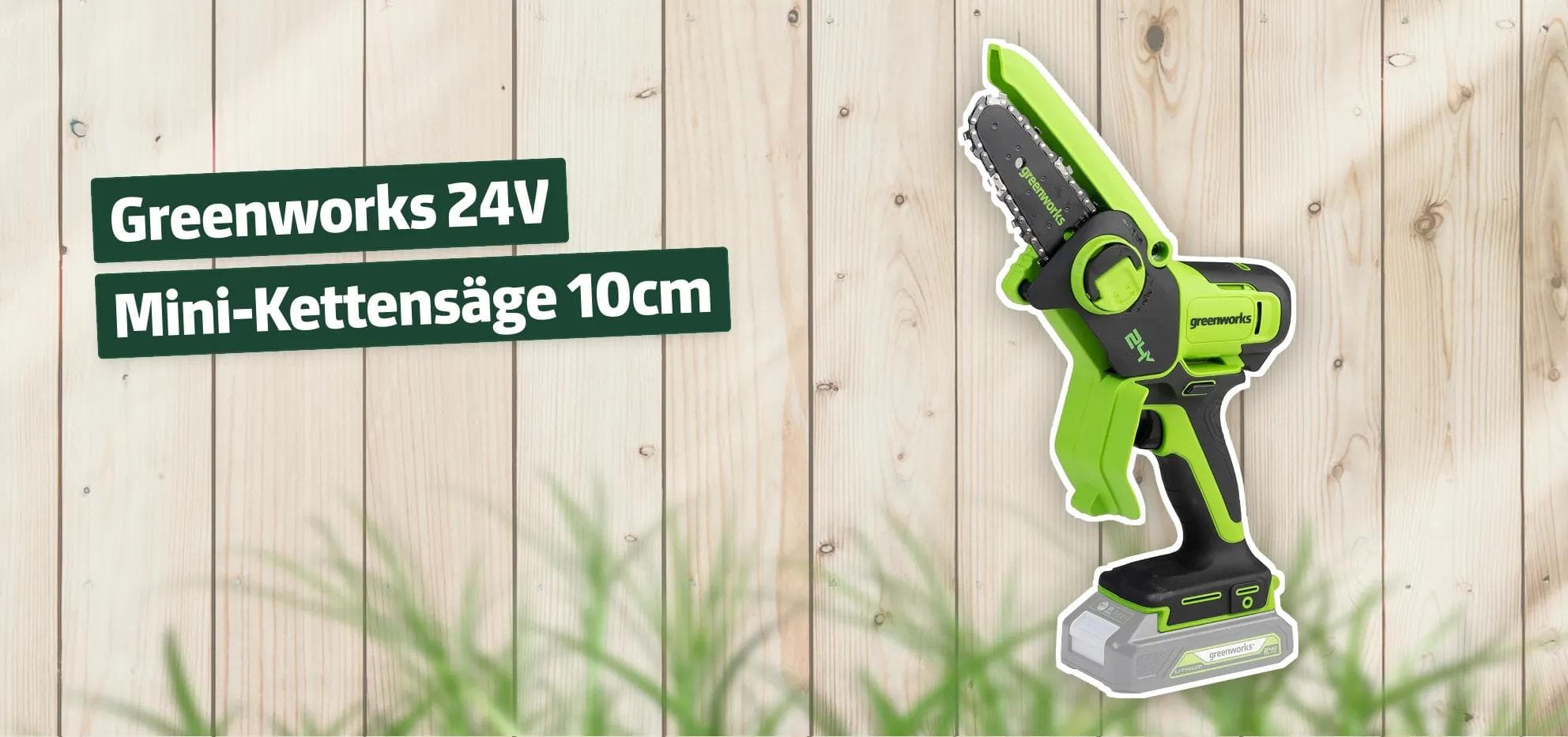 Greenworks 24V Mini-Kettensäge 10cm