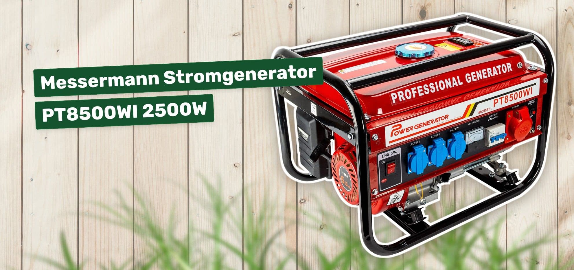 Messermann Stromgenerator PT8500WI 2500W