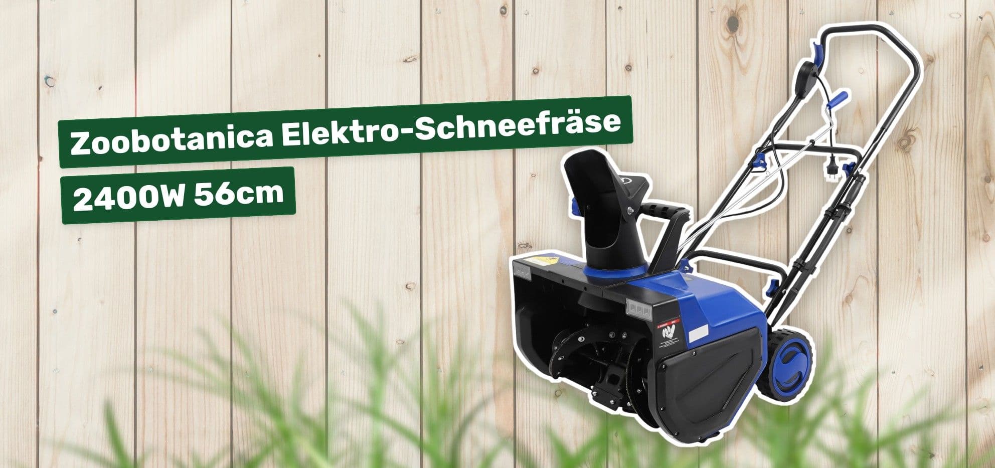 Zoobotanica Elektro-Schneefräse 2400W 56cm