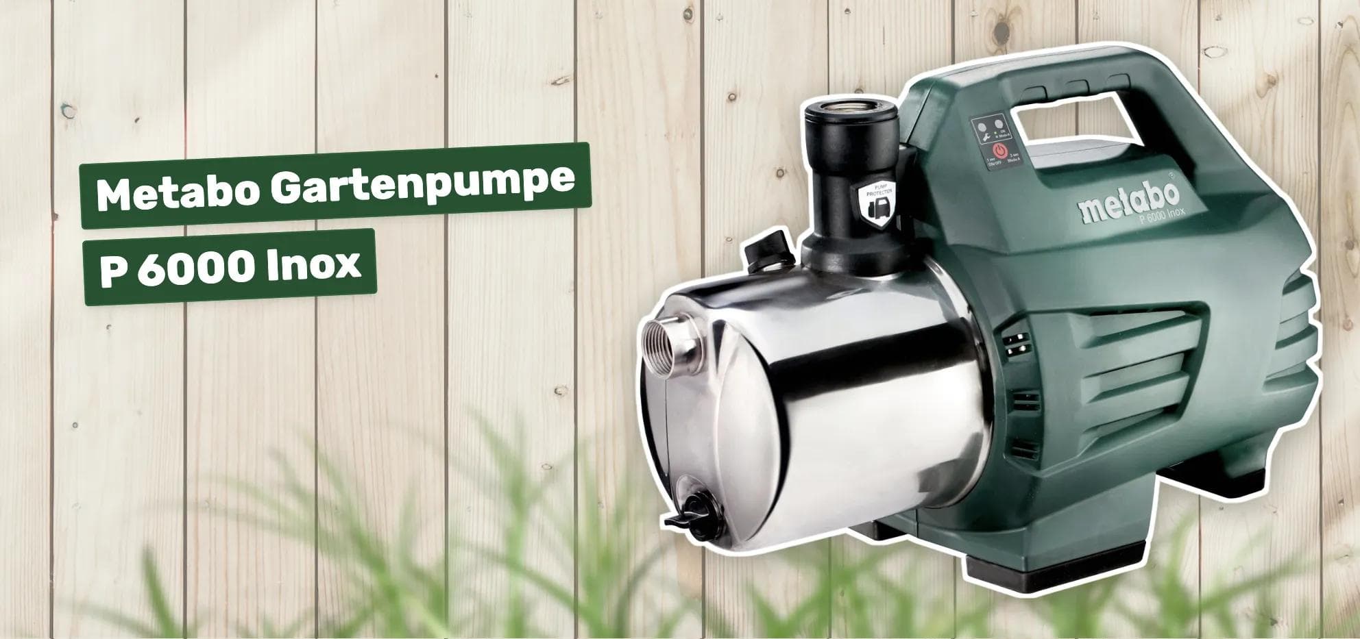 Metabo Gartenpumpe P 6000 Inox