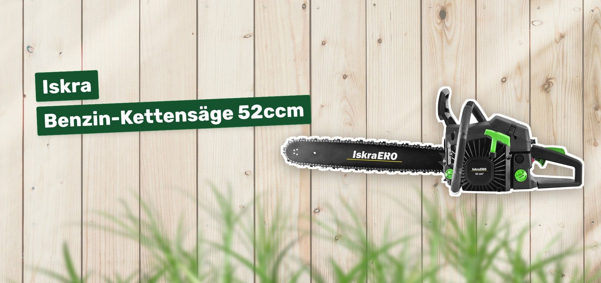Iskra Benzin-Kettensäge 52ccm