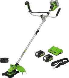 Greenworks GD24X2BCBK4x Akku Freischneider
