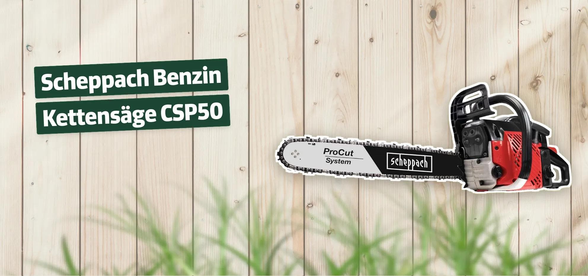 Scheppach Benzin Kettensäge CSP50