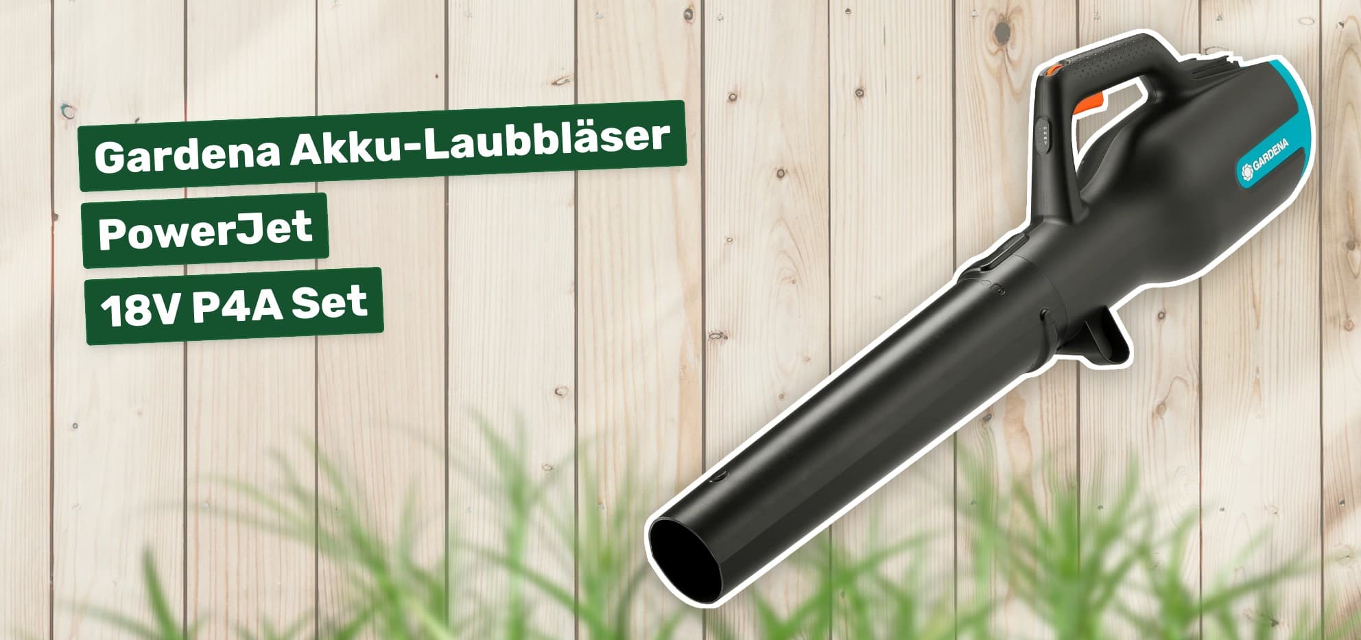 Gardena Akku-Laubbläser PowerJet 18V P4A Set
