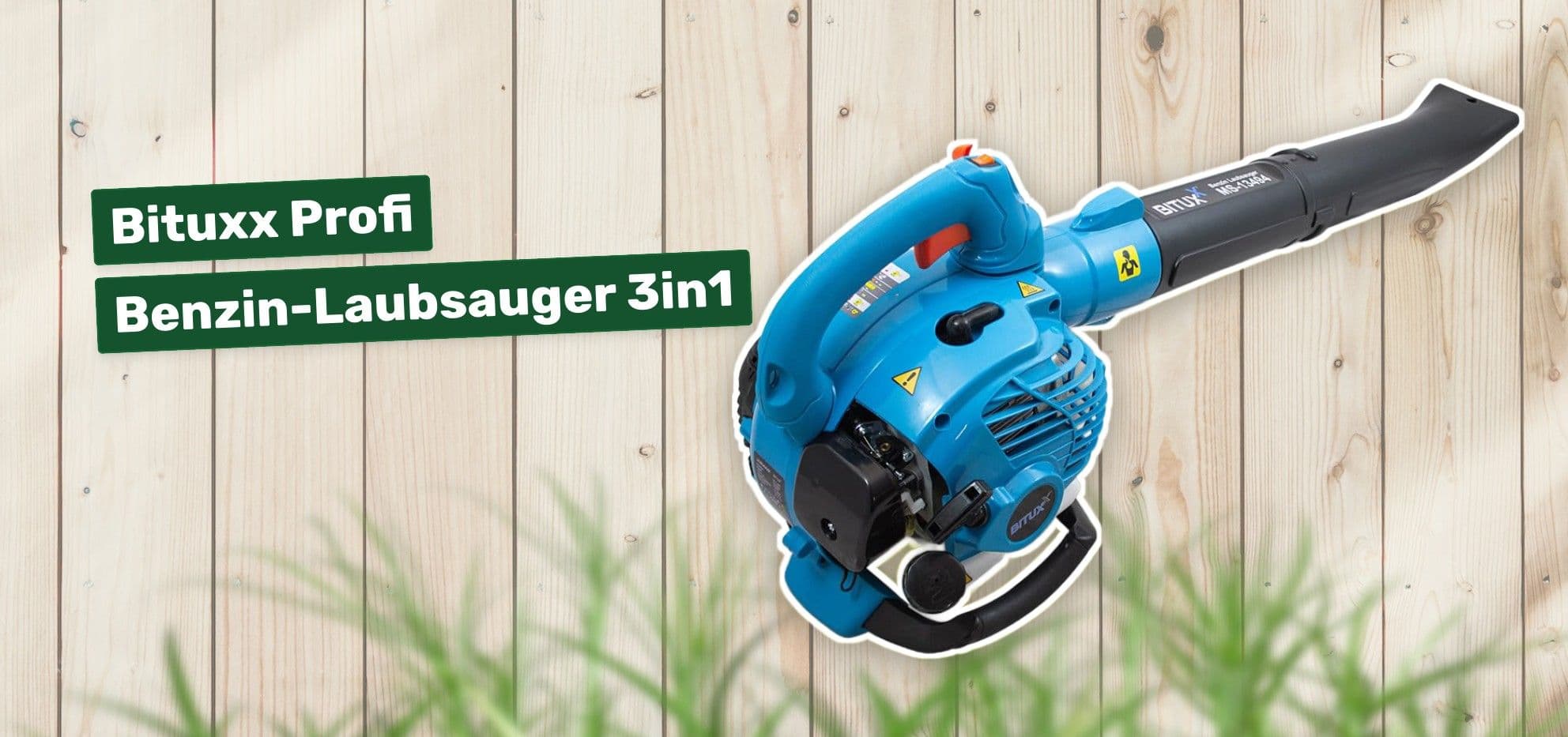 Bituxx Profi Benzin-Laubsauger 3in1