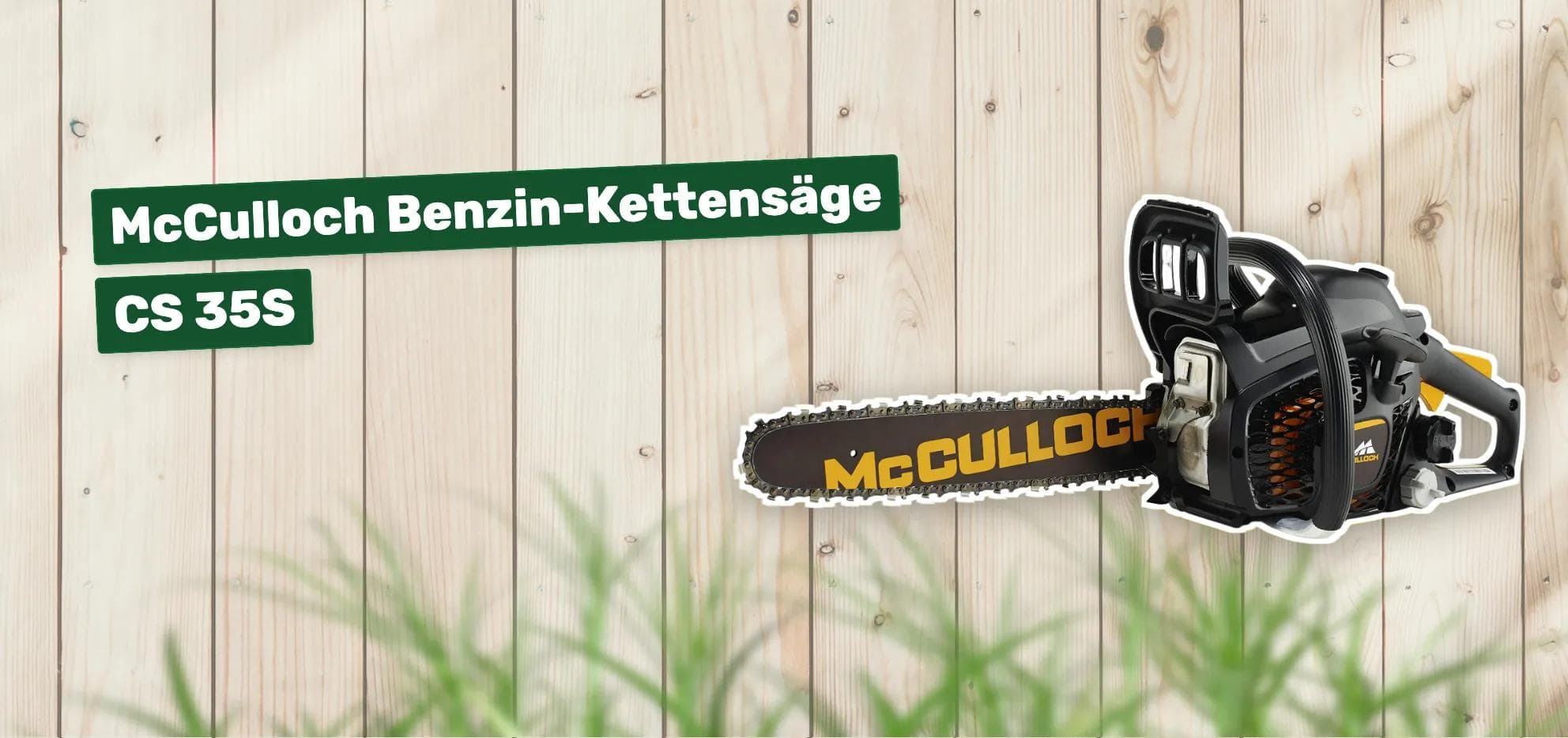 McCulloch Benzin-Kettensäge CS 35S