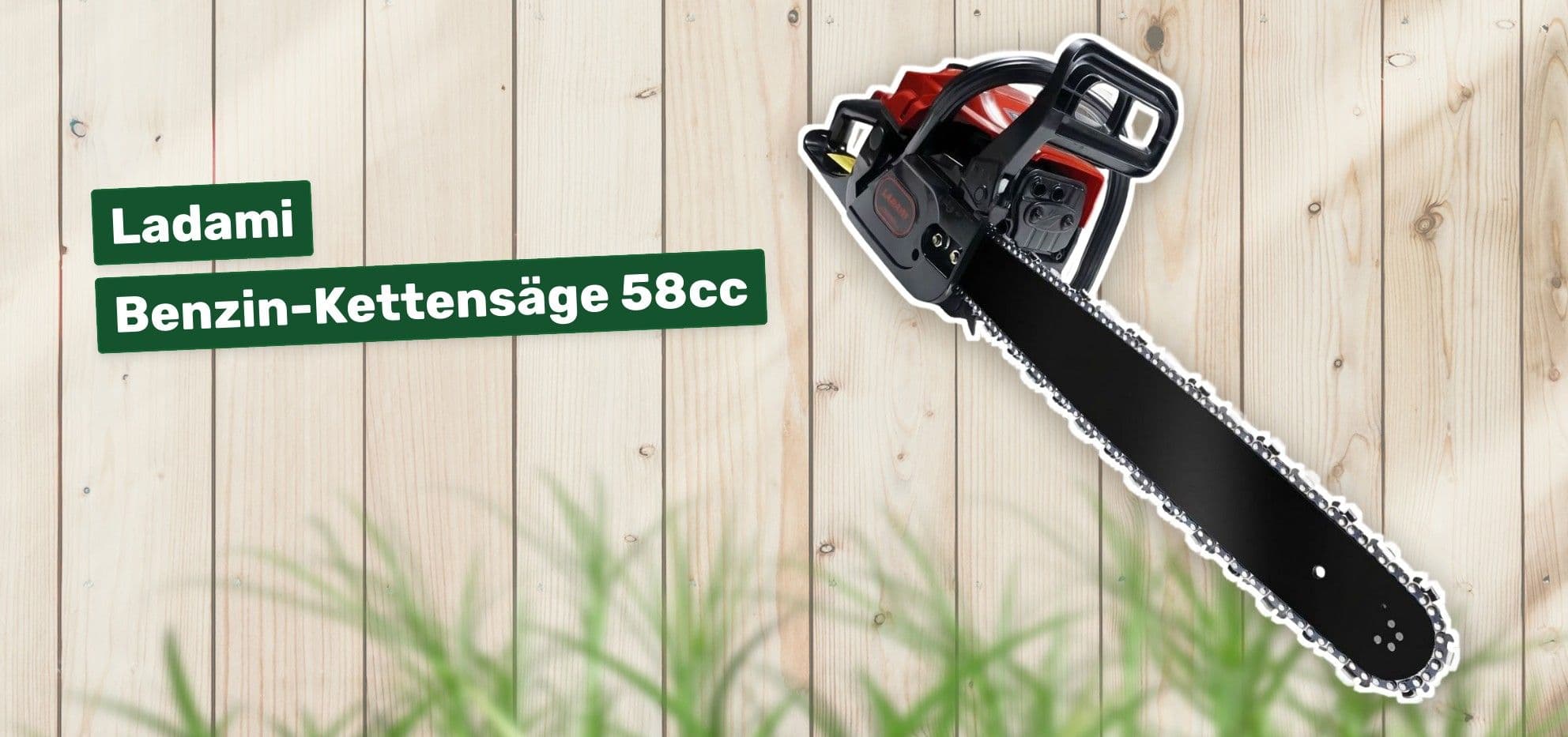 Ladami Benzin-Kettensäge 58cc