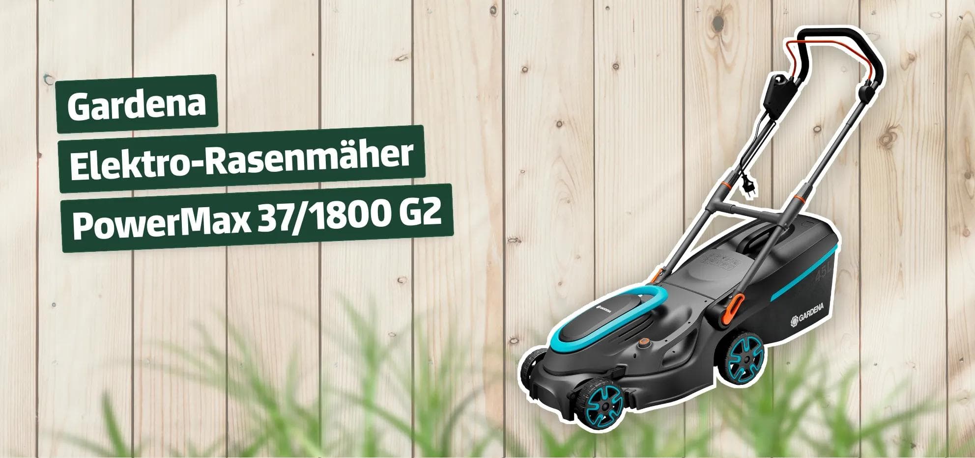 Gardena Elektro-Rasenmäher PowerMax 37/1800 G2