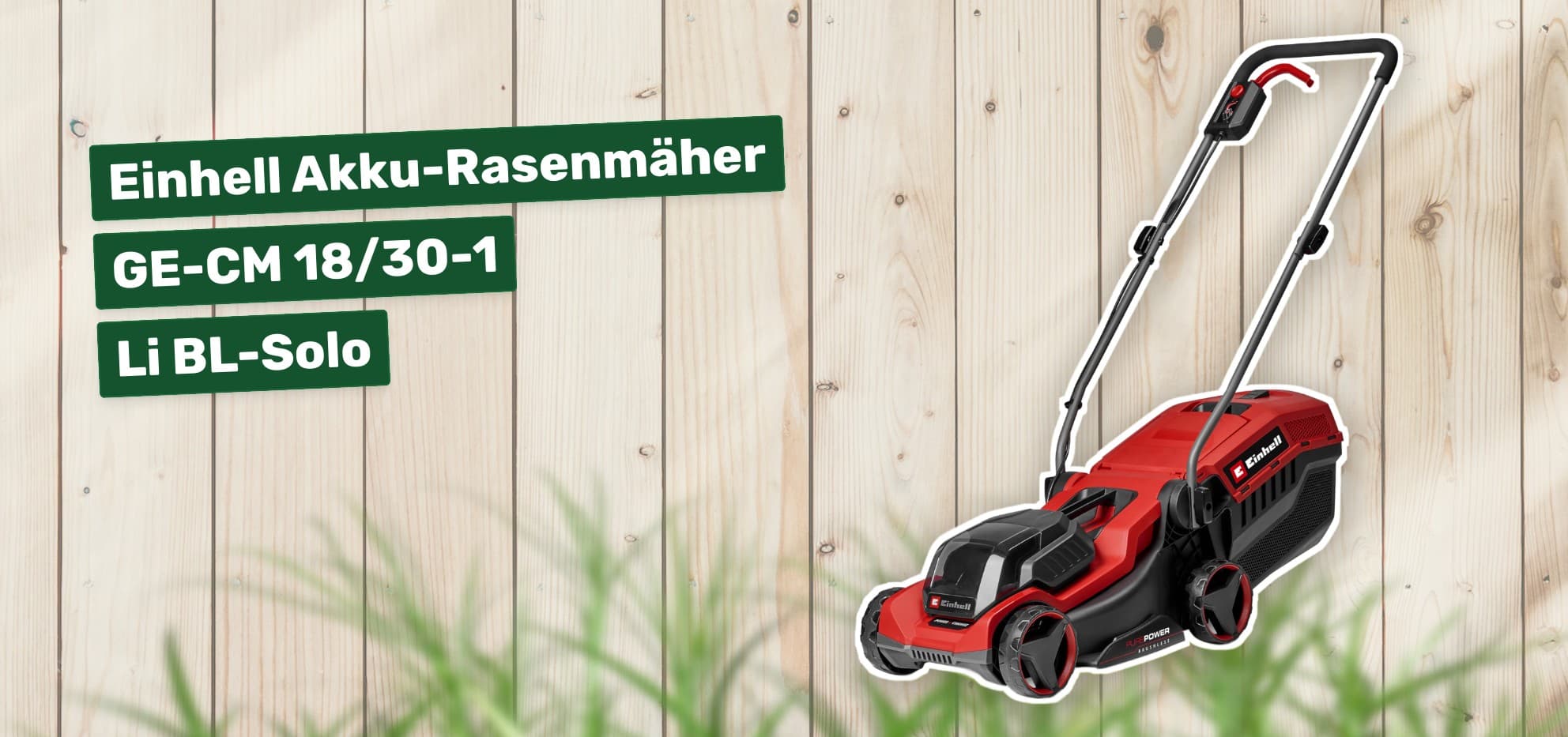 Einhell Akku-Rasenmäher GE-CM 18/30-1 Li BL-Solo